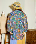 go slow caravan(ゴースローキャラバン) |虫よけハッピーフラワーシースルーシャツジャケット (WOMENS)