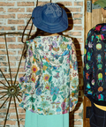 go slow caravan(ゴースローキャラバン) |虫よけハッピーフラワーシースルーパーカージャケット (WOMENS)