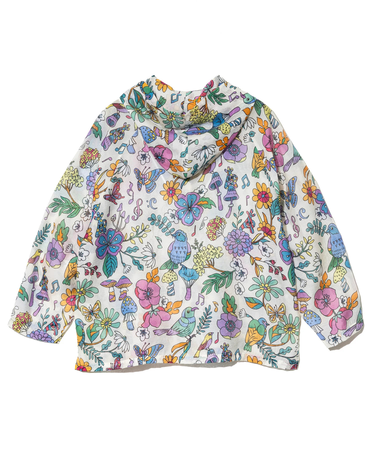 go slow caravan(ゴースローキャラバン) |虫よけハッピーフラワーシースルーパーカージャケット (WOMENS)