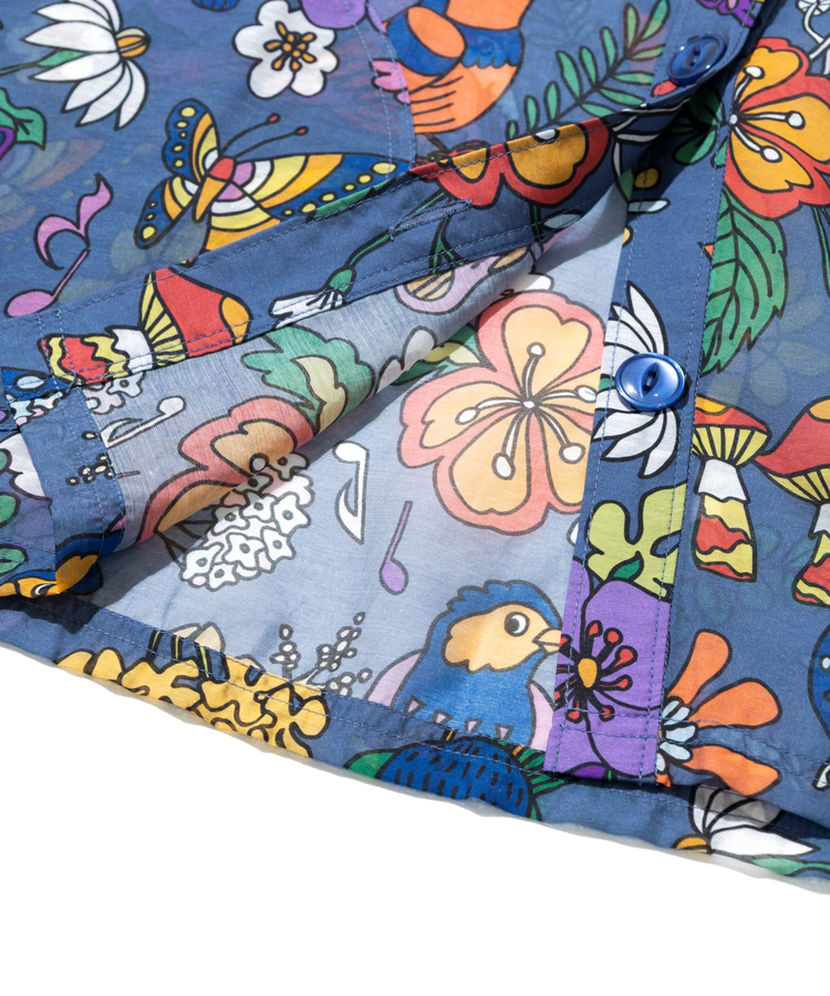 go slow caravan(ゴースローキャラバン) |虫よけハッピーフラワーシースルーパーカージャケット (WOMENS)