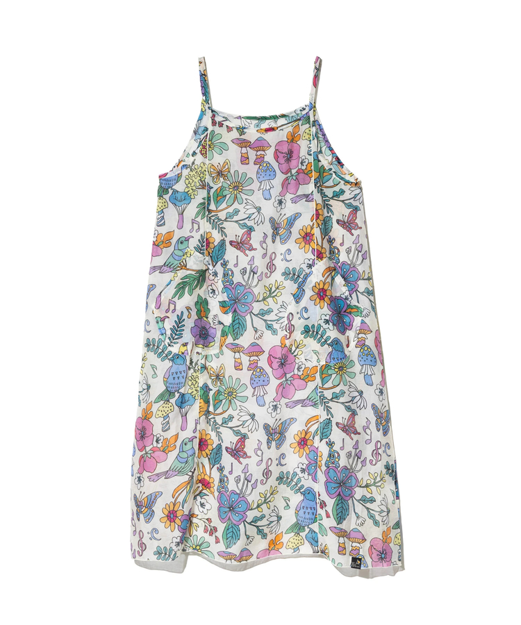 go slow caravan(ゴースローキャラバン) |虫よけハッピーフラワーシースルーキャミワンピース (WOMENS)