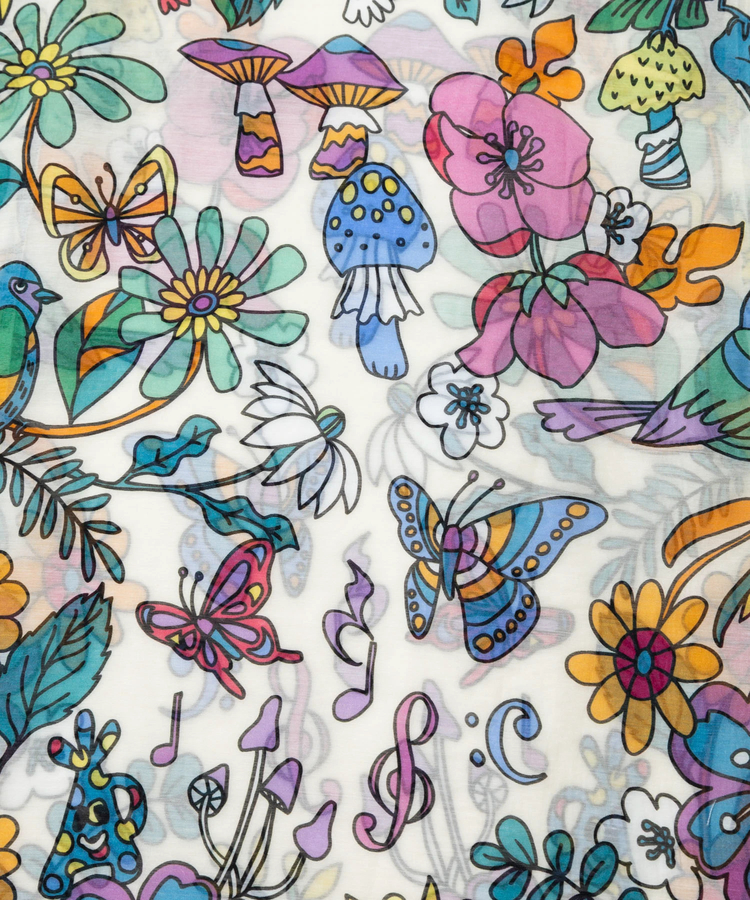 go slow caravan(ゴースローキャラバン) |虫よけハッピーフラワーシースルーキャミワンピース (WOMENS)