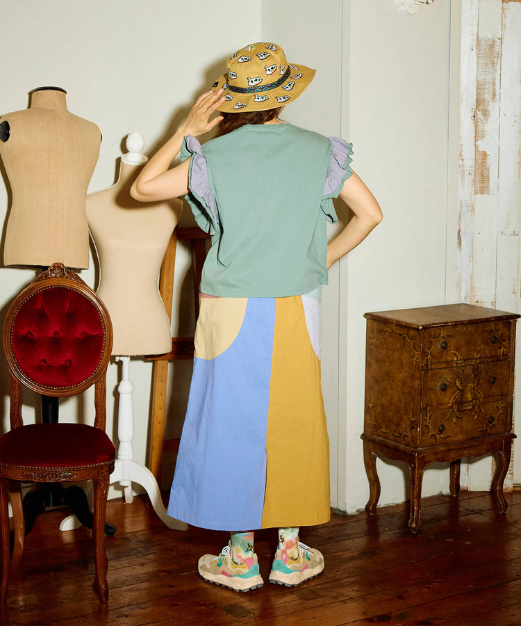 go slow caravan(ゴースローキャラバン) |N/Cストレッチクレイジー脇ポケスカート (WOMENS)