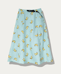 go slow caravan(ゴースローキャラバン) |ブッチャー総柄プリントスカート (WOMENS)
