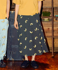 go slow caravan(ゴースローキャラバン) |ブッチャー総柄プリントスカート (WOMENS)