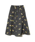 go slow caravan(ゴースローキャラバン) |ブッチャー総柄プリントスカート (WOMENS)