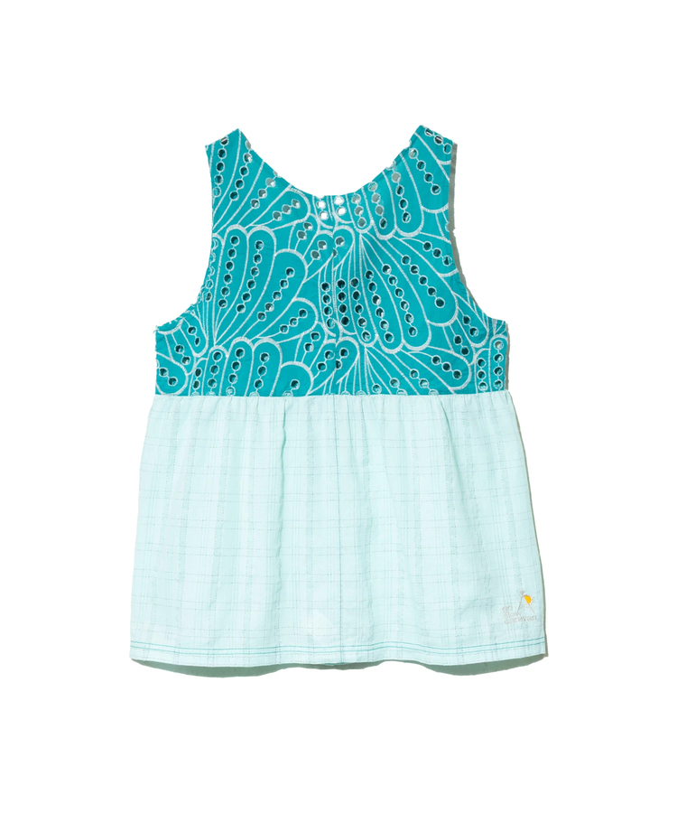 go slow caravan(ゴースローキャラバン) |カットワークコットン ノースリーブブラウス (WOMENS)