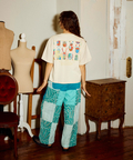 go slow caravan(ゴースローキャラバン) |カットワークコットン パッチワークパンツ (WOMENS)