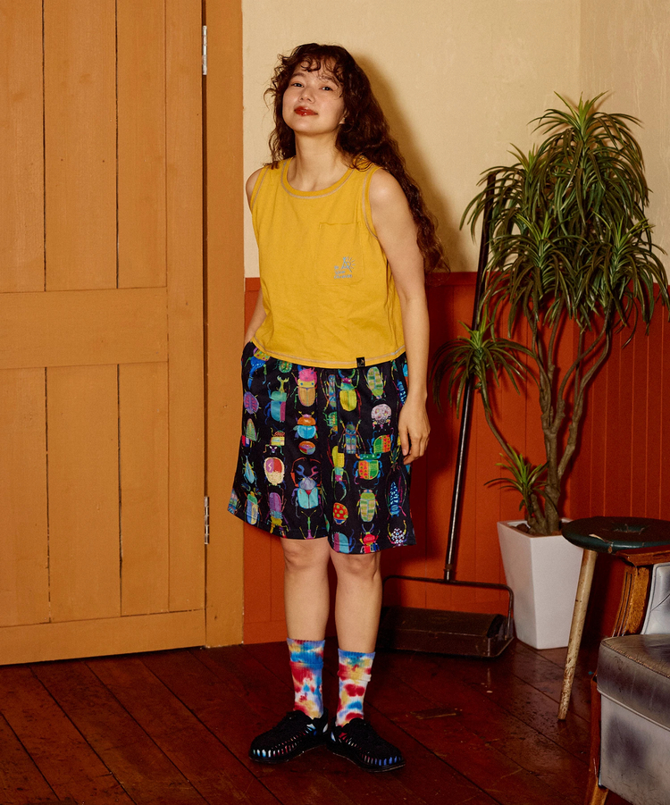 go slow caravan(ゴースローキャラバン) |ガラガライージーハーフパンツ (WOMENS)