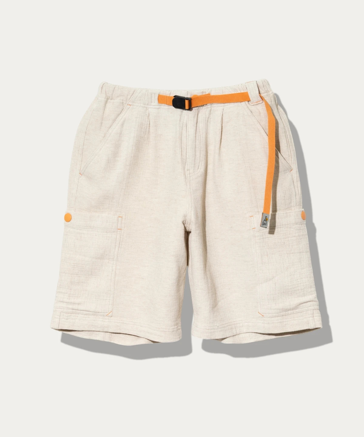 go slow caravan(ゴースローキャラバン) |C/L/R カラーステッチサイドポケットハーフパンツ (WOMENS)