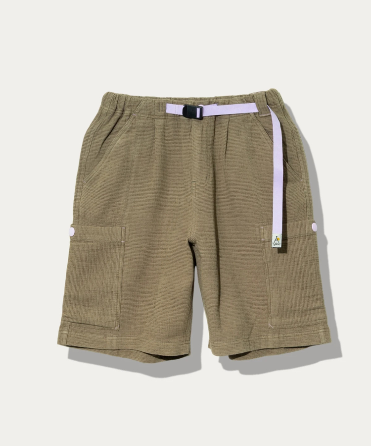 go slow caravan(ゴースローキャラバン) |C/L/R カラーステッチサイドポケットハーフパンツ (WOMENS)