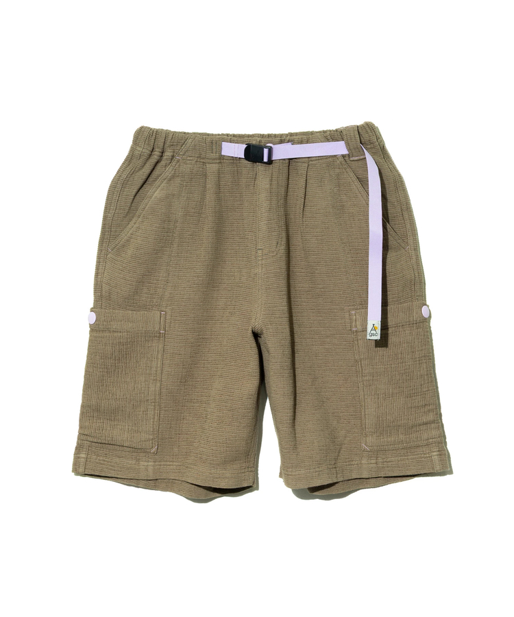 go slow caravan(ゴースローキャラバン) |C/L/R カラーステッチサイドポケットハーフパンツ (WOMENS)