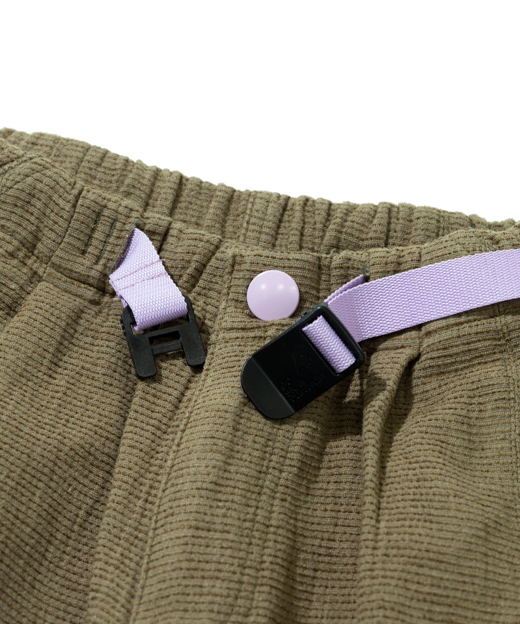 go slow caravan(ゴースローキャラバン) |C/L/R カラーステッチサイドポケットハーフパンツ (WOMENS)