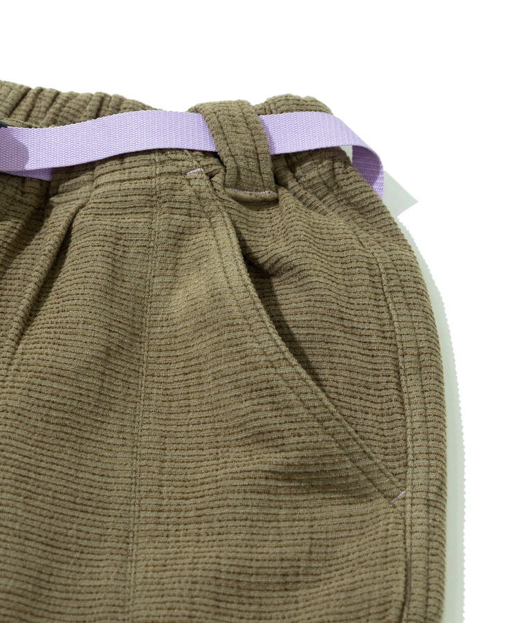 go slow caravan(ゴースローキャラバン) |C/L/R カラーステッチサイドポケットハーフパンツ (WOMENS)