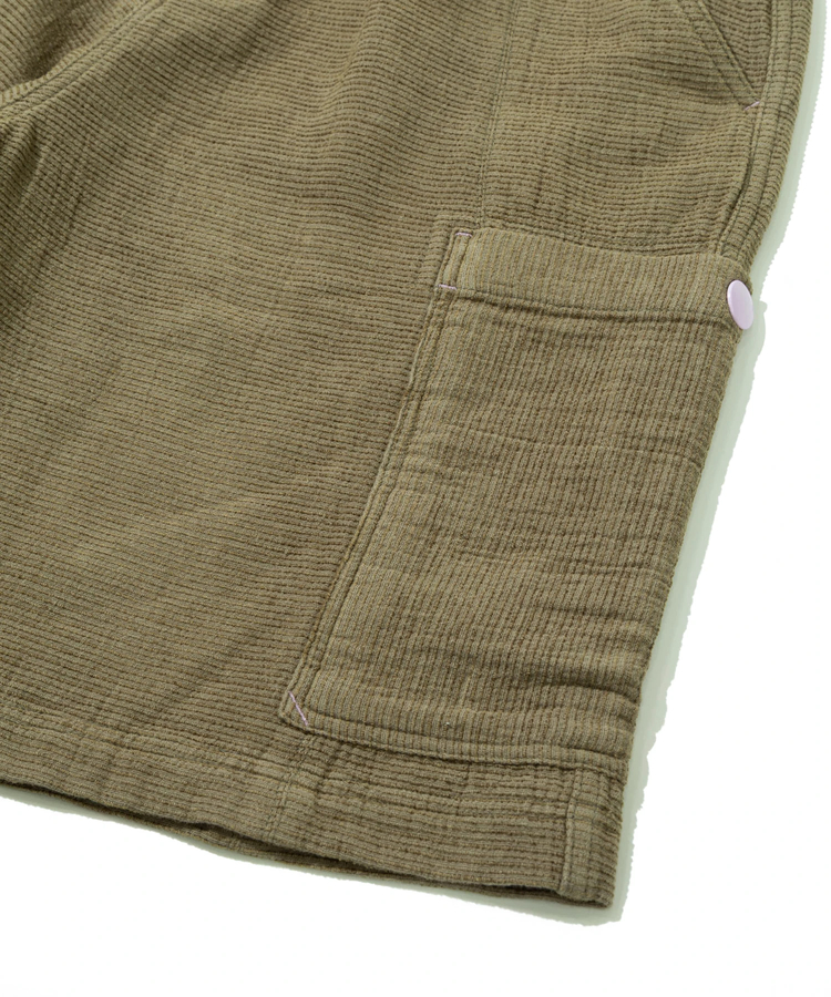 go slow caravan(ゴースローキャラバン) |C/L/R カラーステッチサイドポケットハーフパンツ (WOMENS)