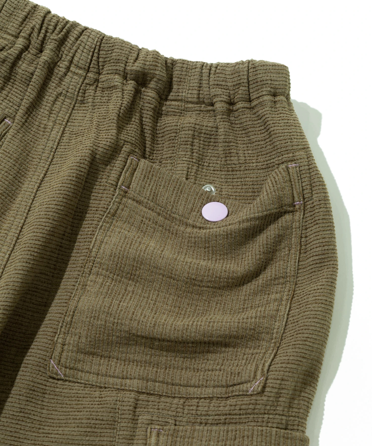 go slow caravan(ゴースローキャラバン) |C/L/R カラーステッチサイドポケットハーフパンツ (WOMENS)