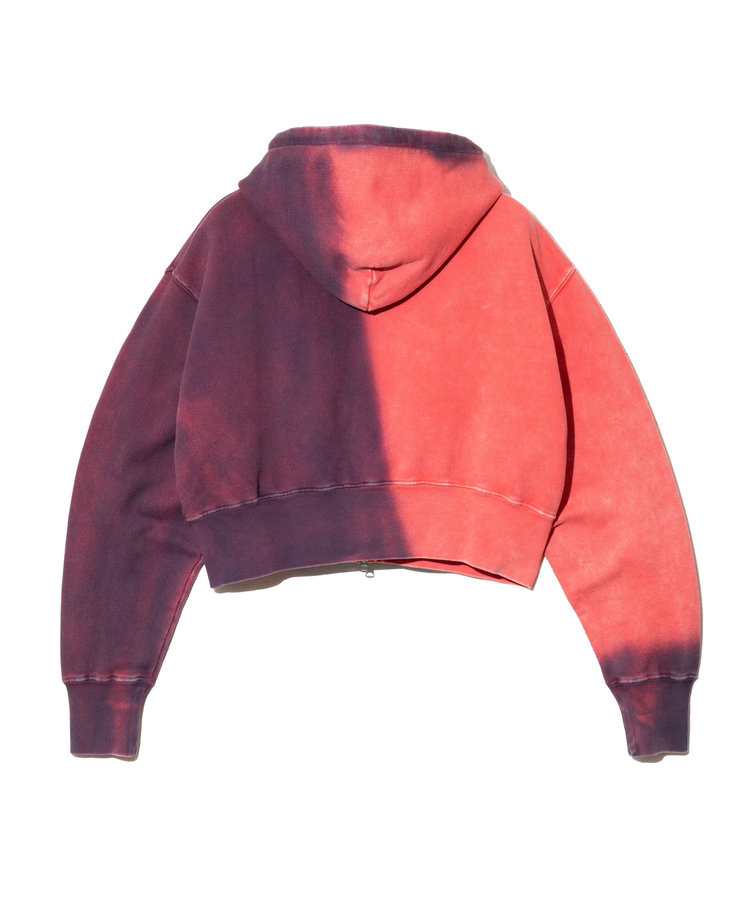 go slow caravan(ゴースローキャラバン) |UNIQUEインレイG/D 2TONEスプレーカラー ZIPショートフ (WOMENS)