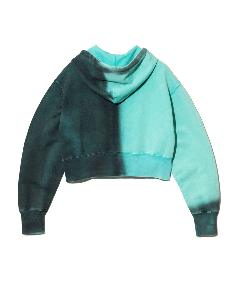 go slow caravan(ゴースローキャラバン) |UNIQUEインレイG/D 2TONEスプレーカラー ZIPショートフ (WOMENS)