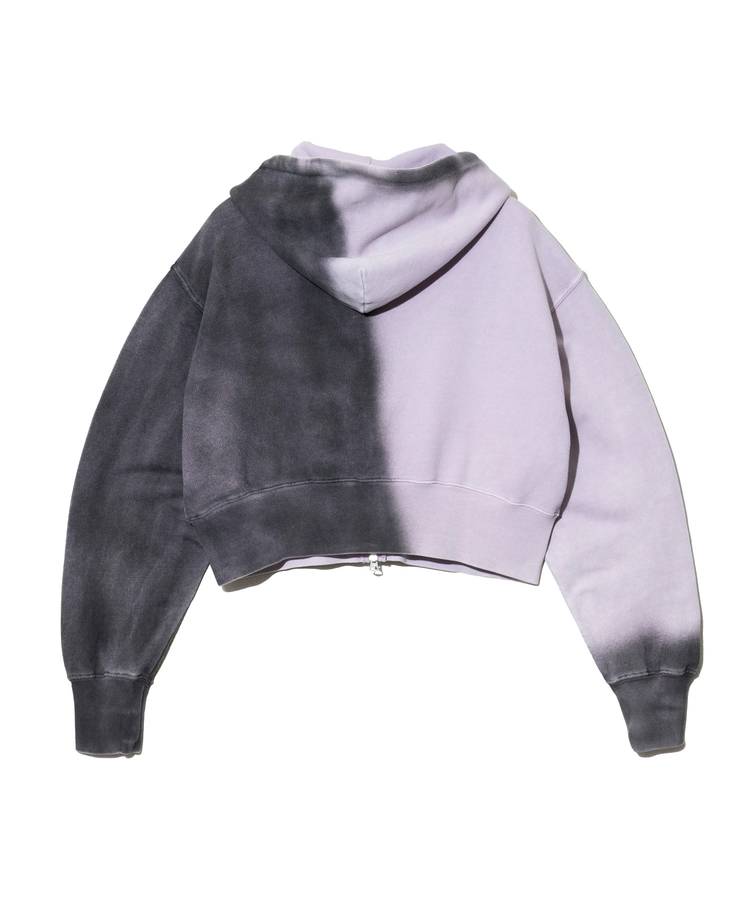 go slow caravan(ゴースローキャラバン) |UNIQUEインレイG/D 2TONEスプレーカラー ZIPショートフ (WOMENS)