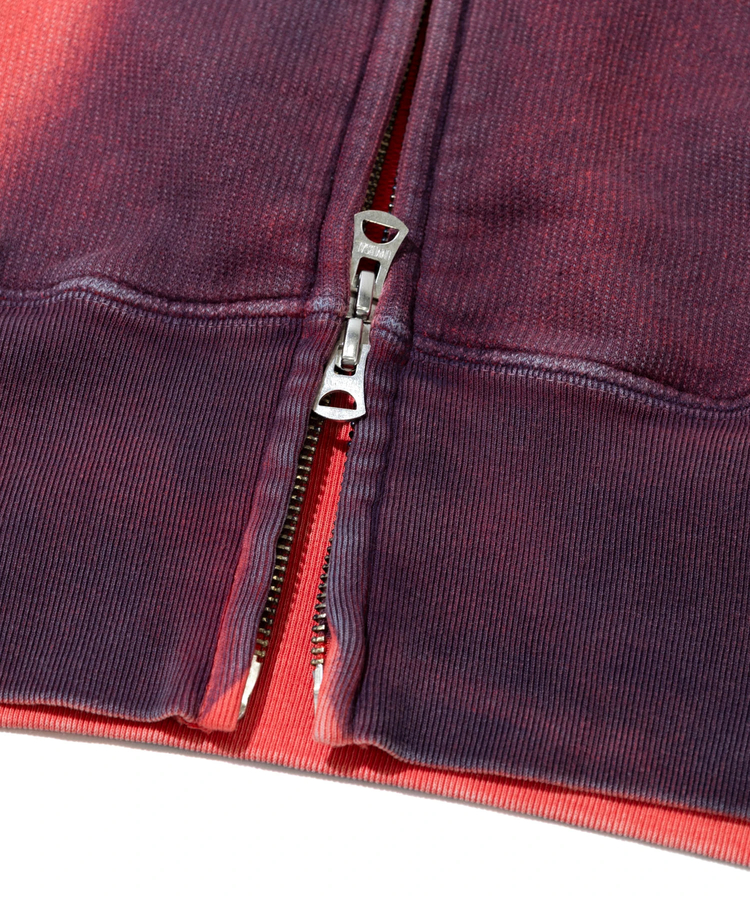 go slow caravan(ゴースローキャラバン) |UNIQUEインレイG/D 2TONEスプレーカラー ZIPショートフ (WOMENS)