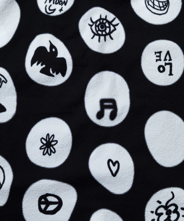 go slow caravan(ゴースローキャラバン) |ストレッチサッカー総柄スカート (WOMENS)