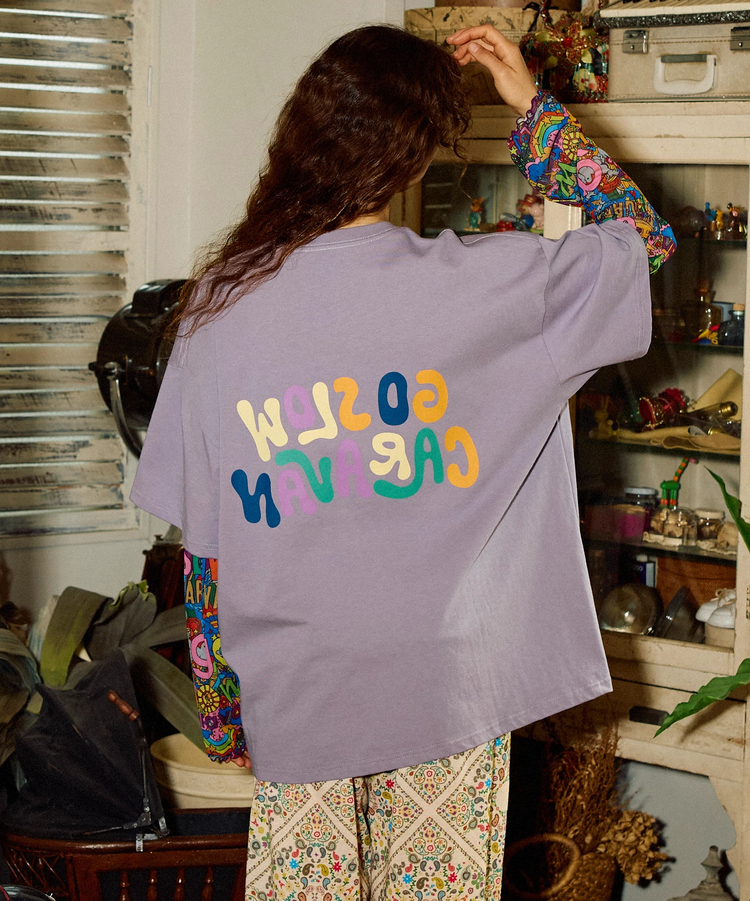 go slow caravan(ゴースローキャラバン) |USA/C BIGTEE (WOMENS)