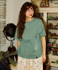 go slow caravan(ゴースローキャラバン) |USA/C ラウンドヘムTEE (WOMENS)