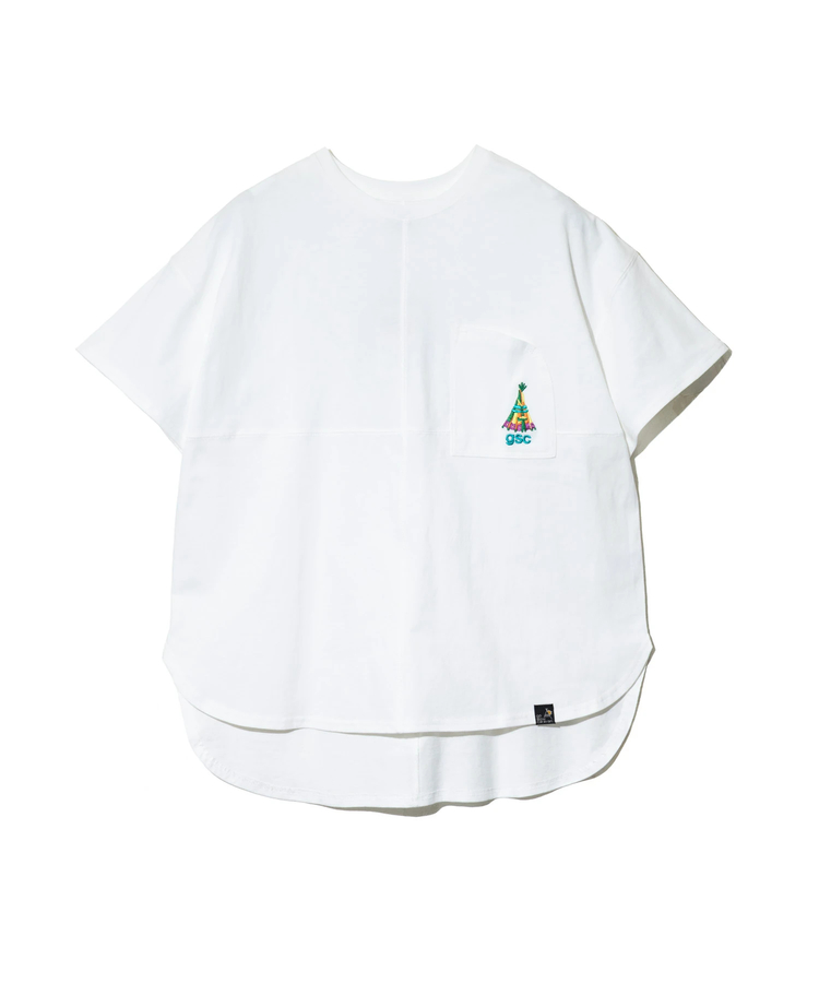 go slow caravan(ゴースローキャラバン) |USA/C ラウンドヘムTEE (WOMENS)