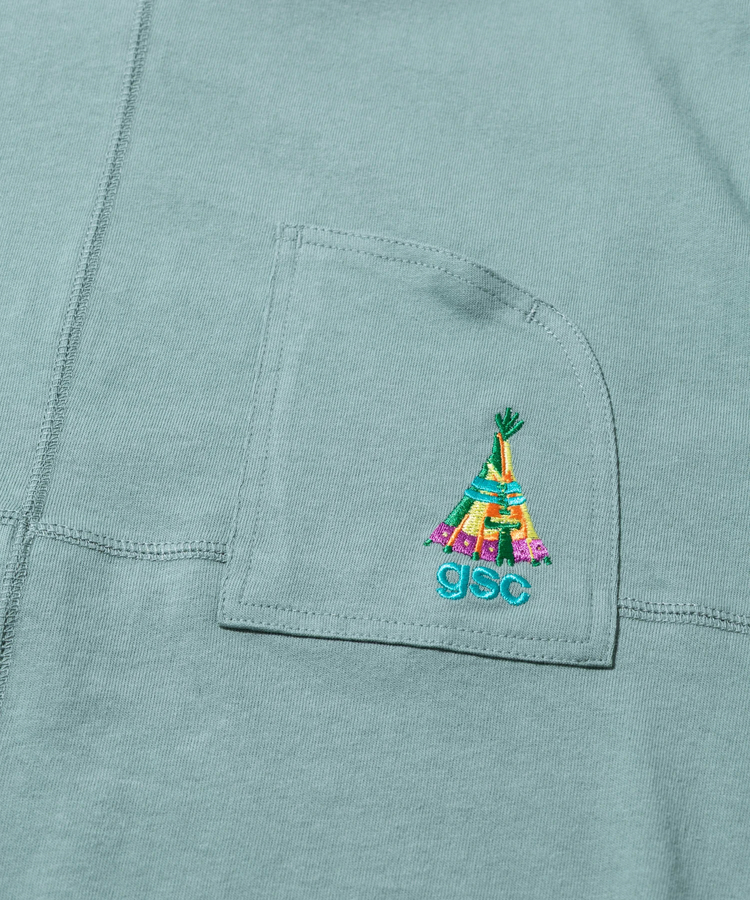 go slow caravan(ゴースローキャラバン) |USA/C ラウンドヘムTEE (WOMENS)