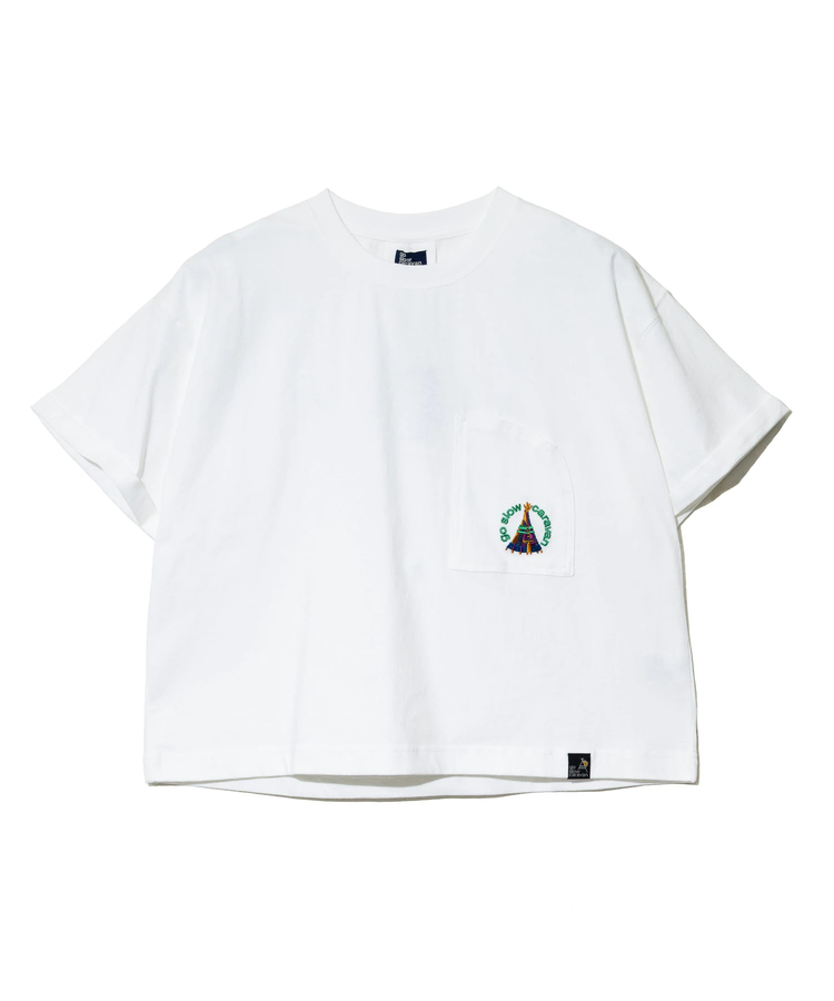 go slow caravan(ゴースローキャラバン) |USA/C ミドルラウンドポケTEE (WOMENS)