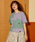 go slow caravan(ゴースローキャラバン) |USA/C 切替ミドルラウンドポケTEE (WOMENS)