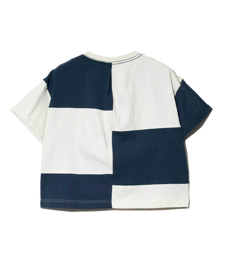 go slow caravan(ゴースローキャラバン) |USA/C 切替ミドルラウンドポケTEE (WOMENS)