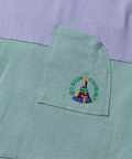 go slow caravan(ゴースローキャラバン) |USA/C 切替ミドルラウンドポケTEE (WOMENS)