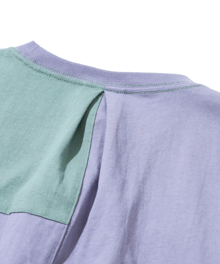 go slow caravan(ゴースローキャラバン) |USA/C 切替ミドルラウンドポケTEE (WOMENS)