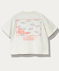 go slow caravan(ゴースローキャラバン) |USA/C スクエアLOGOバックプリントミドルTEE (WOMENS)
