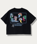 go slow caravan(ゴースローキャラバン) |USA/C スクエアLOGOバックプリントミドルTEE (WOMENS)