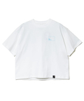 go slow caravan(ゴースローキャラバン) |USA/C スクエアLOGOバックプリントミドルTEE (WOMENS)