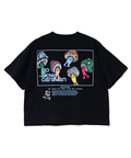 go slow caravan(ゴースローキャラバン) |USA/C スクエアLOGOバックプリントミドルTEE (WOMENS)