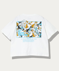 go slow caravan(ゴースローキャラバン) |USA/C スクエアLOGOバックプリントミドルTEE (WOMENS)