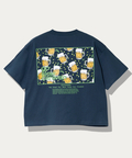 go slow caravan(ゴースローキャラバン) |USA/C スクエアLOGOバックプリントミドルTEE (WOMENS)