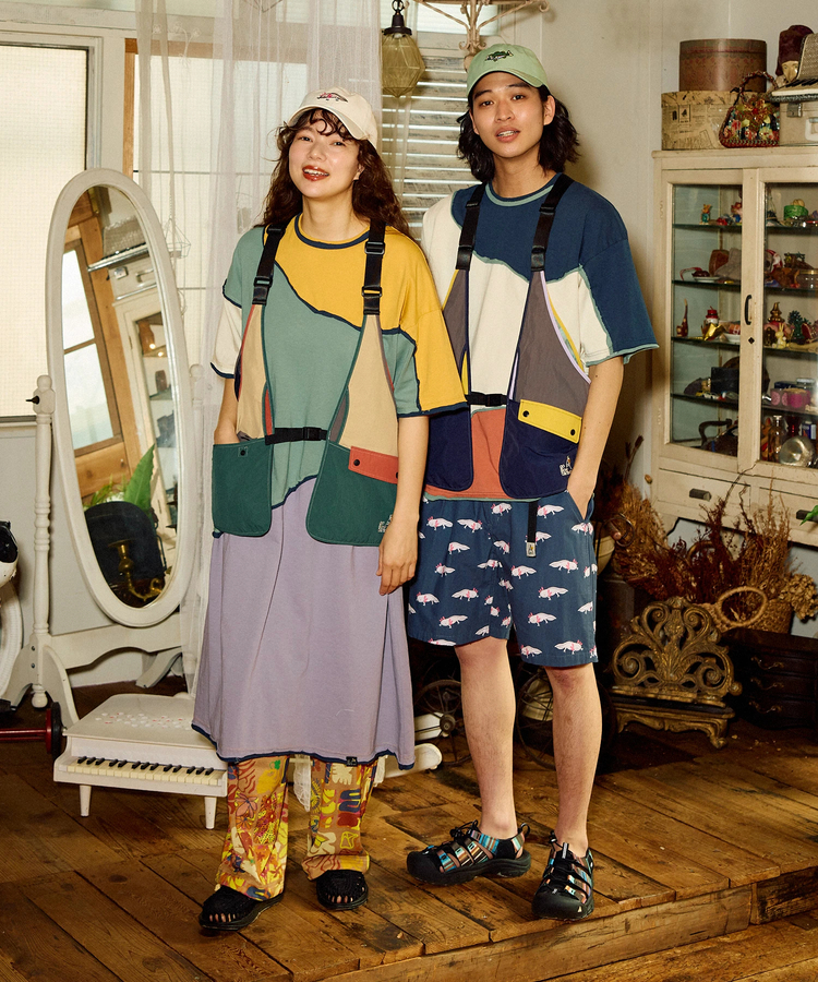 go slow caravan(ゴースローキャラバン) |USA/C CRAZY歪みワンピース (WOMENS)