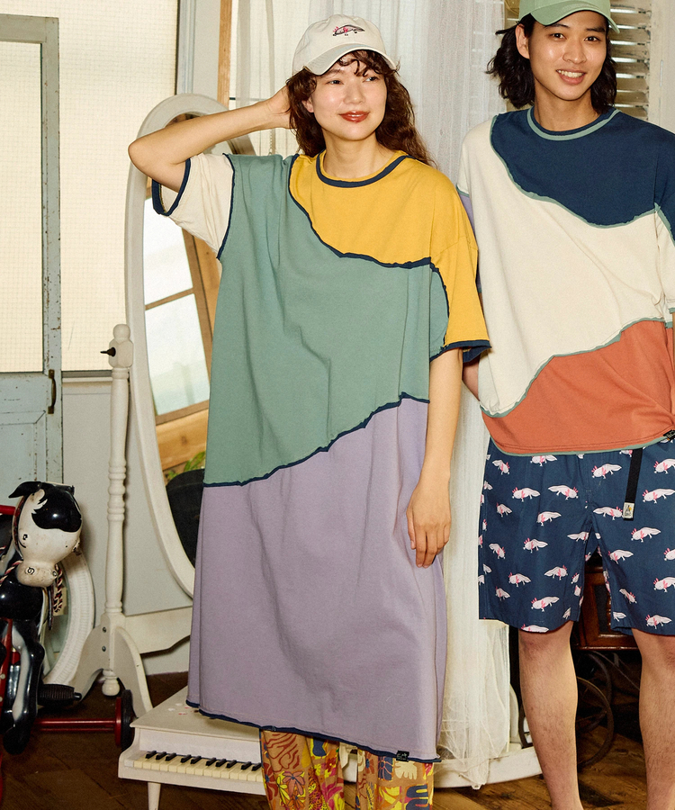 go slow caravan(ゴースローキャラバン) |USA/C CRAZY歪みワンピース (WOMENS)