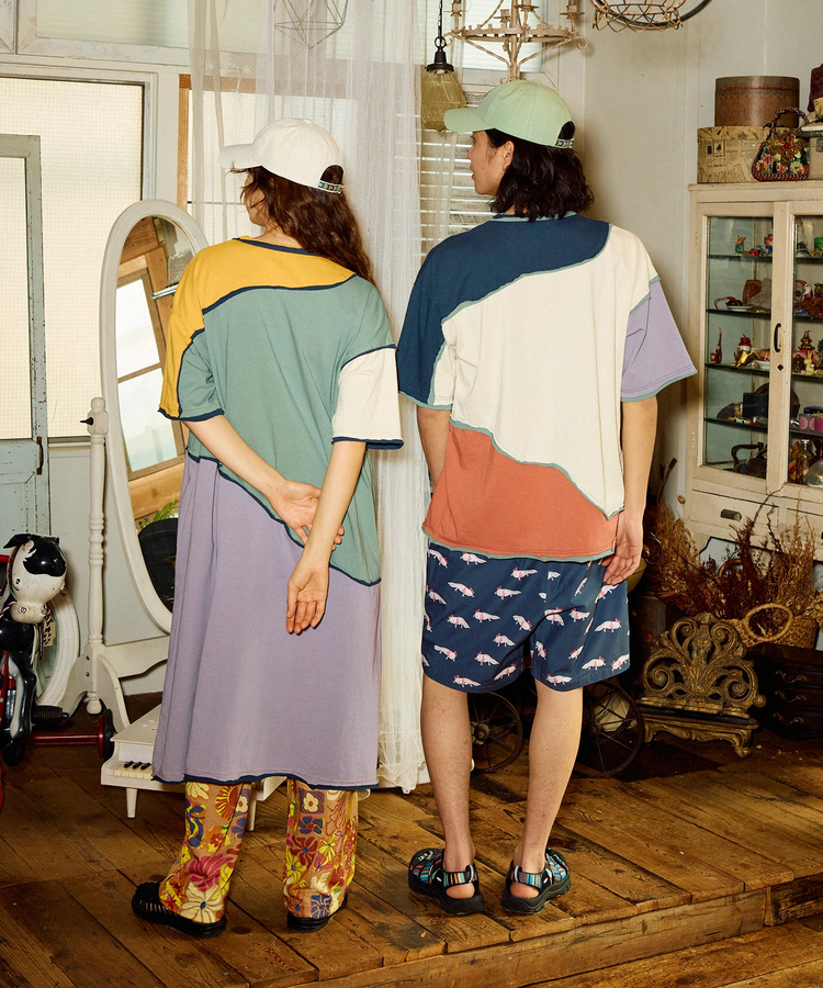 go slow caravan(ゴースローキャラバン) |USA/C CRAZY歪みワンピース (WOMENS)