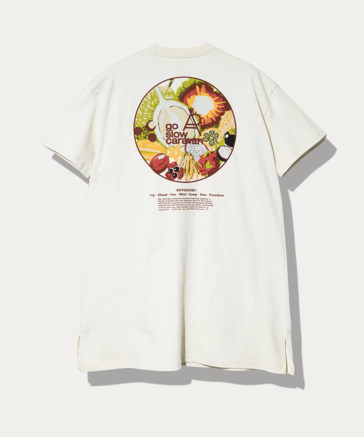 go slow caravan(ゴースローキャラバン) |USA/C サークルLOGOチュニック (WOMENS)