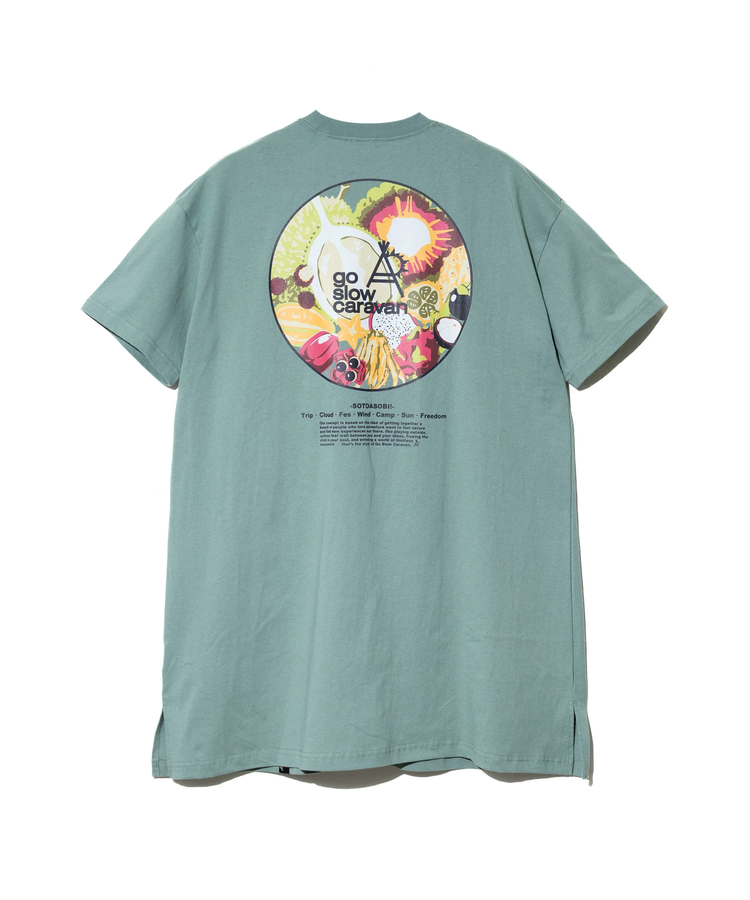go slow caravan(ゴースローキャラバン) |USA/C サークルLOGOチュニック (WOMENS)