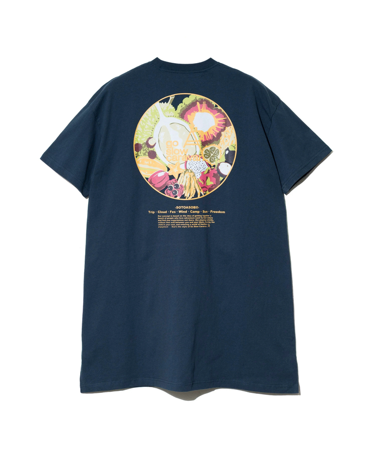 go slow caravan(ゴースローキャラバン) |USA/C サークルLOGOチュニック (WOMENS)