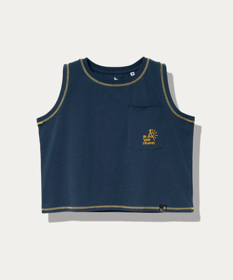 go slow caravan(ゴースローキャラバン) |USA/C タンクトップミドルTEE (WOMENS)