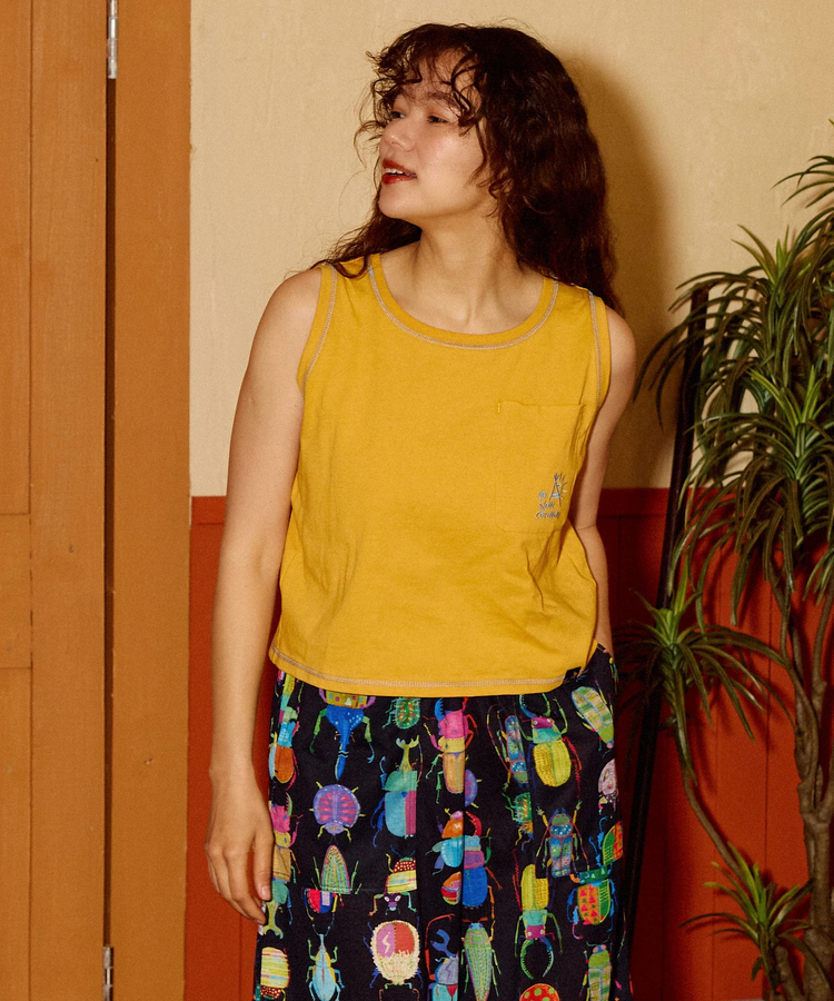 go slow caravan(ゴースローキャラバン) |USA/C タンクトップミドルTEE (WOMENS)
