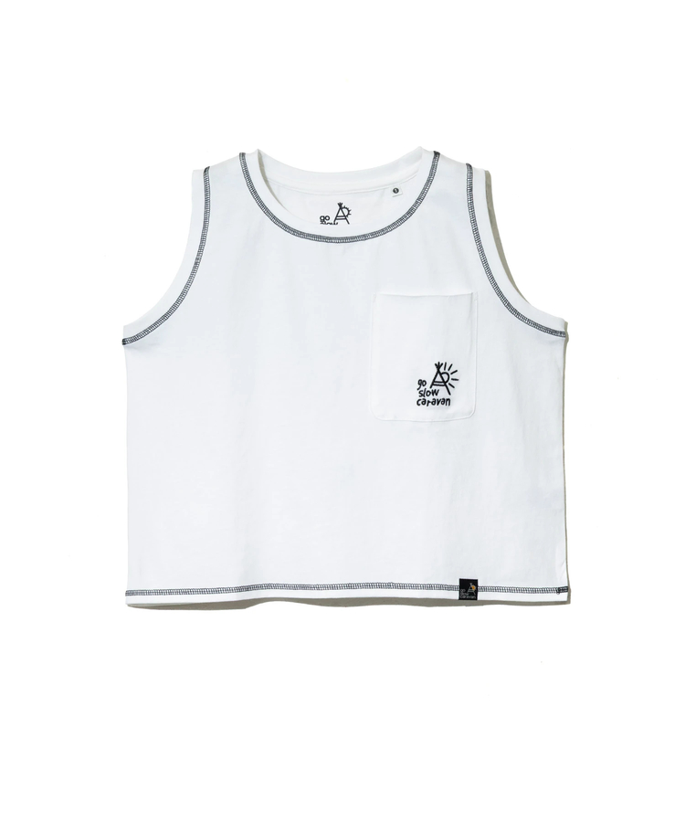 go slow caravan(ゴースローキャラバン) |USA/C タンクトップミドルTEE (WOMENS)