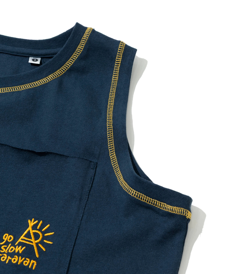 go slow caravan(ゴースローキャラバン) |USA/C タンクトップミドルTEE (WOMENS)
